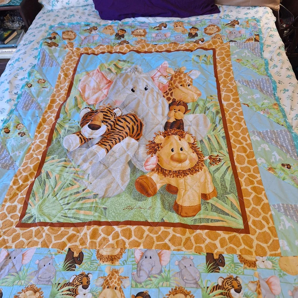 Animal Safari Themed Quilt